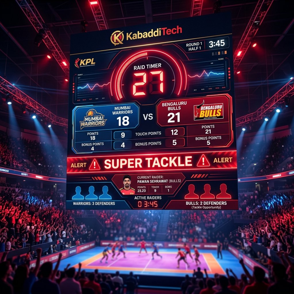 KabaddiTech Stadium Display Console